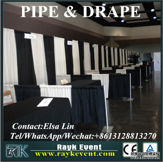 pipe and drape