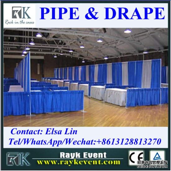 pipe and drape