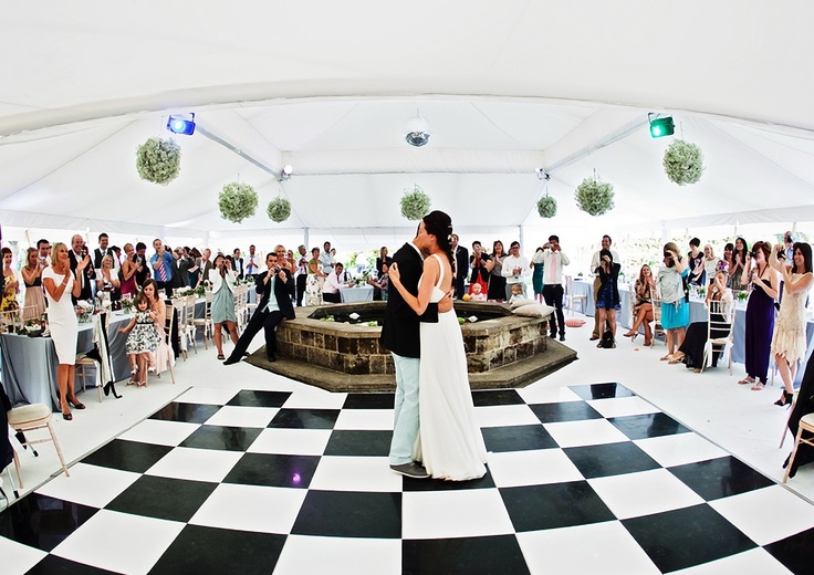 Black And White Dance Floor