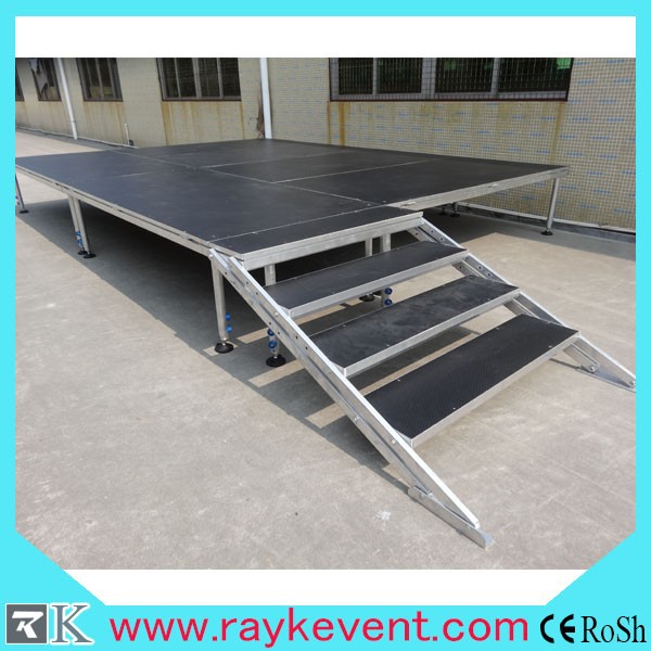 folding stage platform