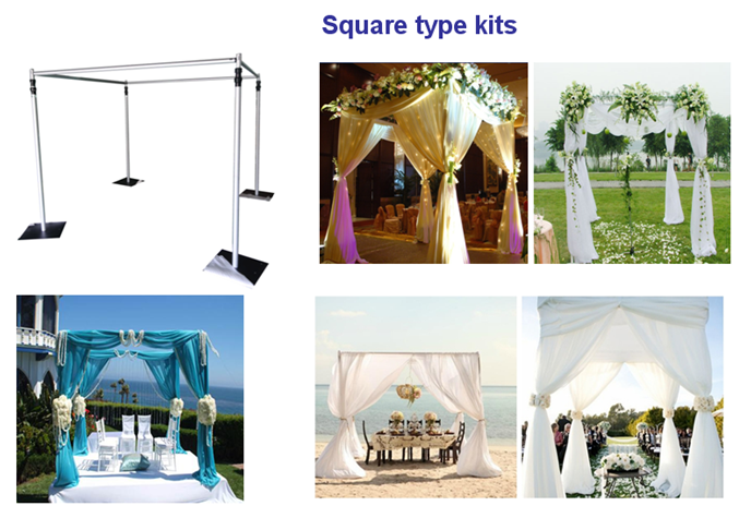 square wedding tent
