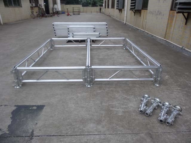 aluminum stage system