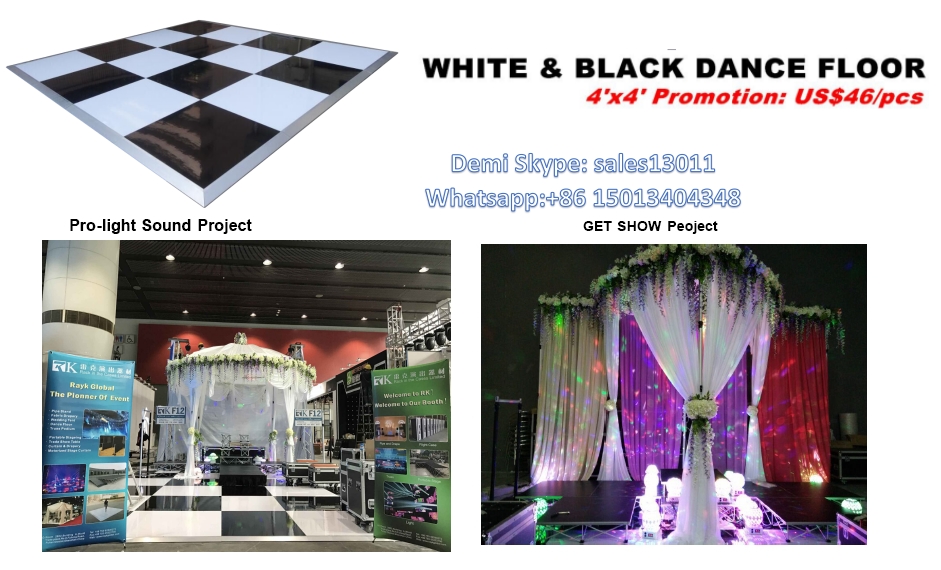 wedding decoration dance floors and pipe and drape kits