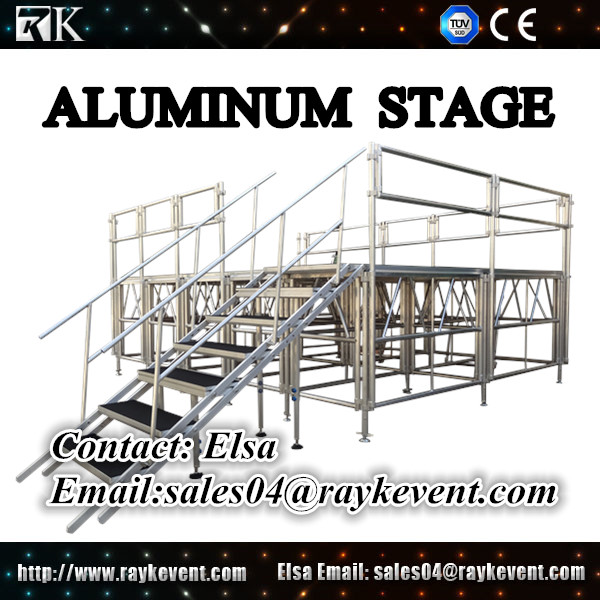 portable aluminum stage 