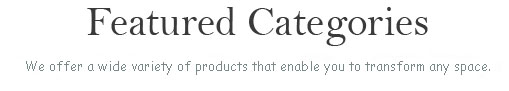 RK Featured Categories