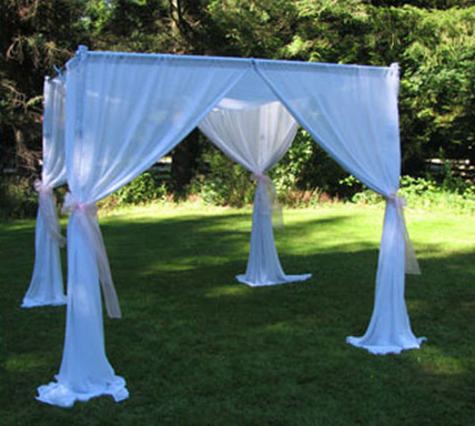 wedding tent display
