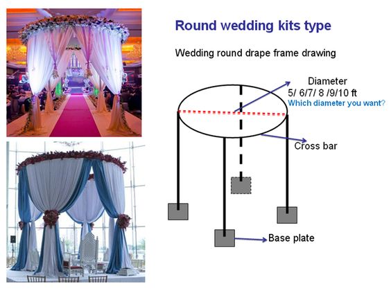 wedding pipe and drape