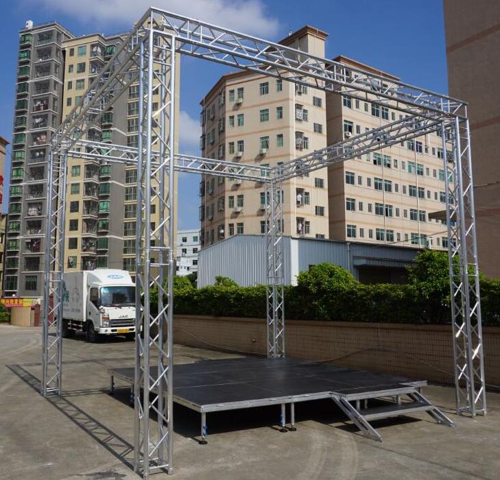 portable alloy beyond stage and aluminum stage truss system